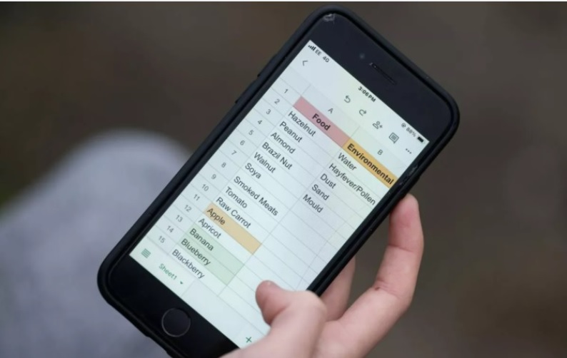 قائمة بأعراض التحسس