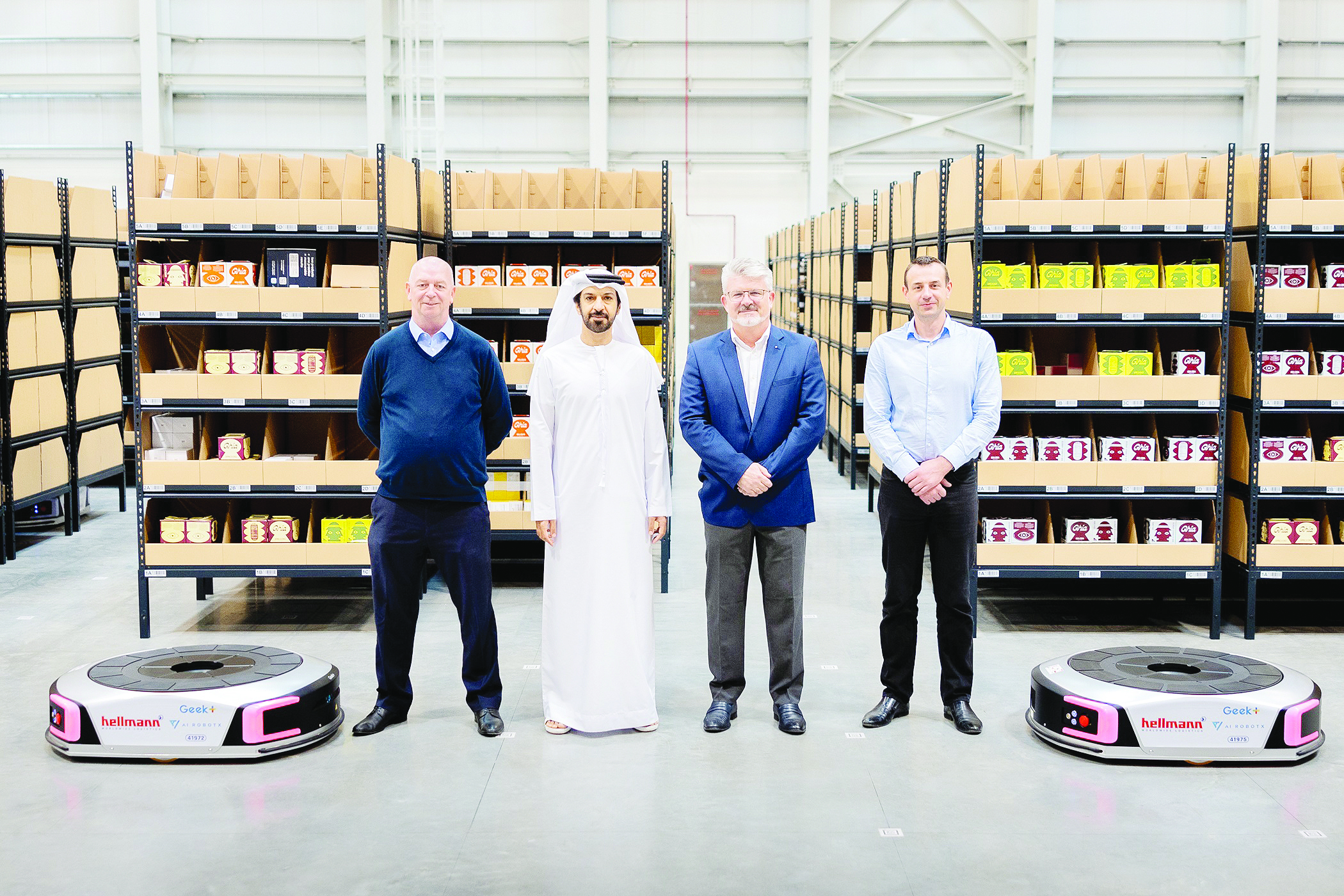 خلال إطلاق الروبوتات