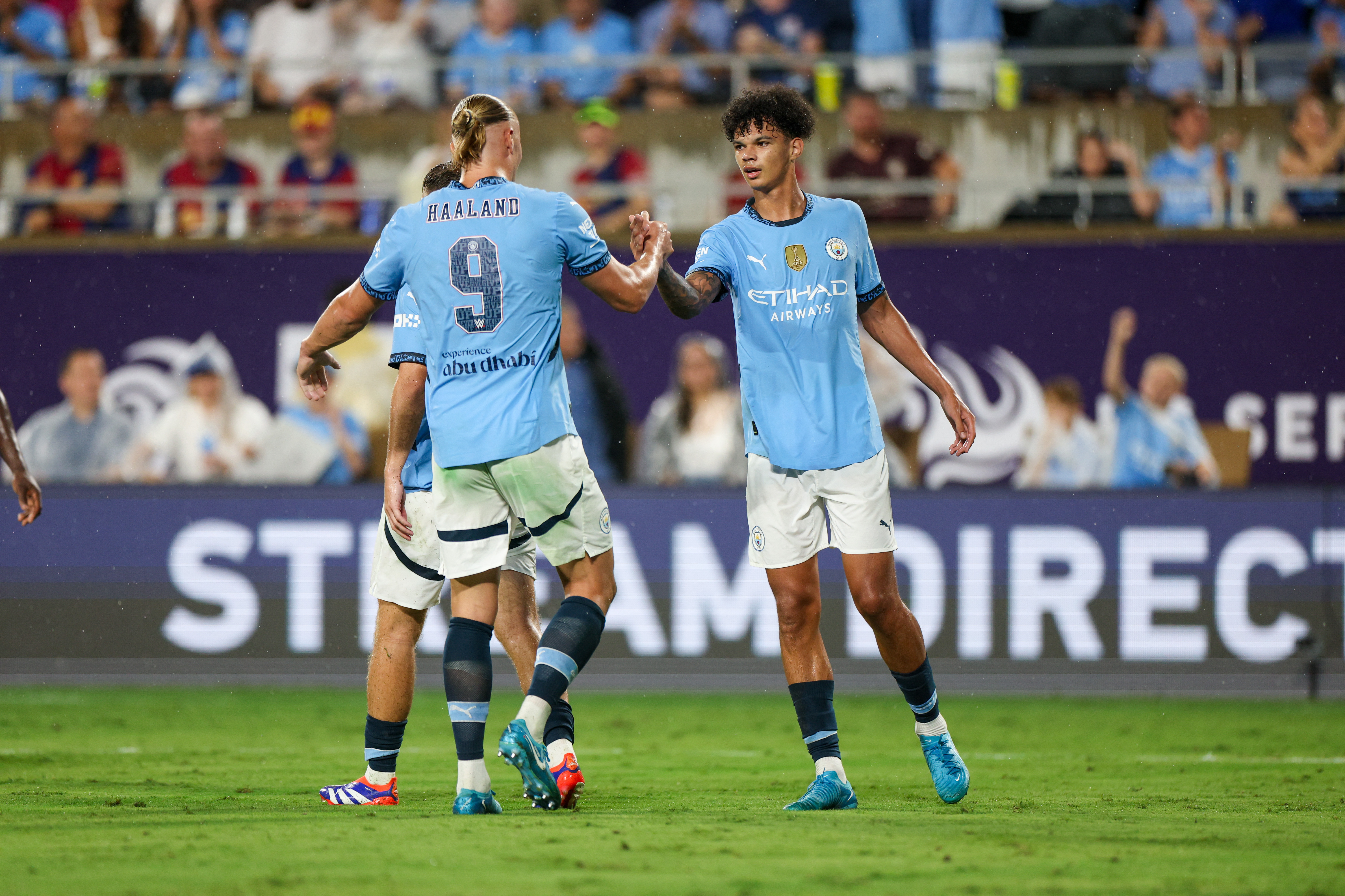 أوريلي في مباراة ودية قبل الموسم