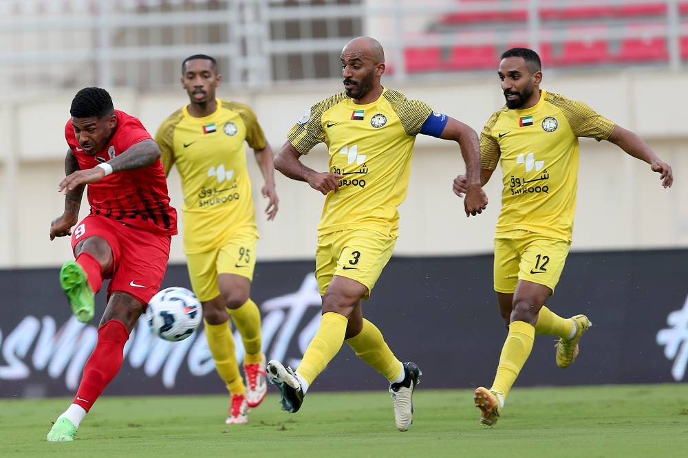 البطائح وكلباء دوري ادنوك للمحترفين تصوير يوسف الامير