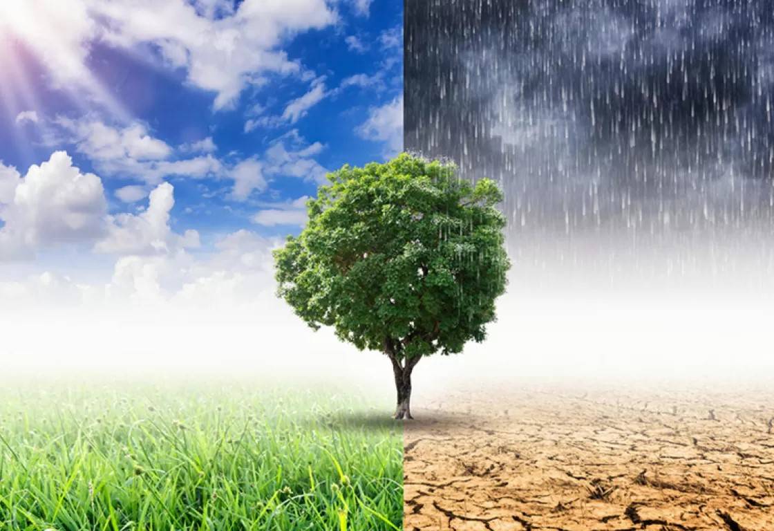 تغير المناخ يهدد الغلاف الجوي