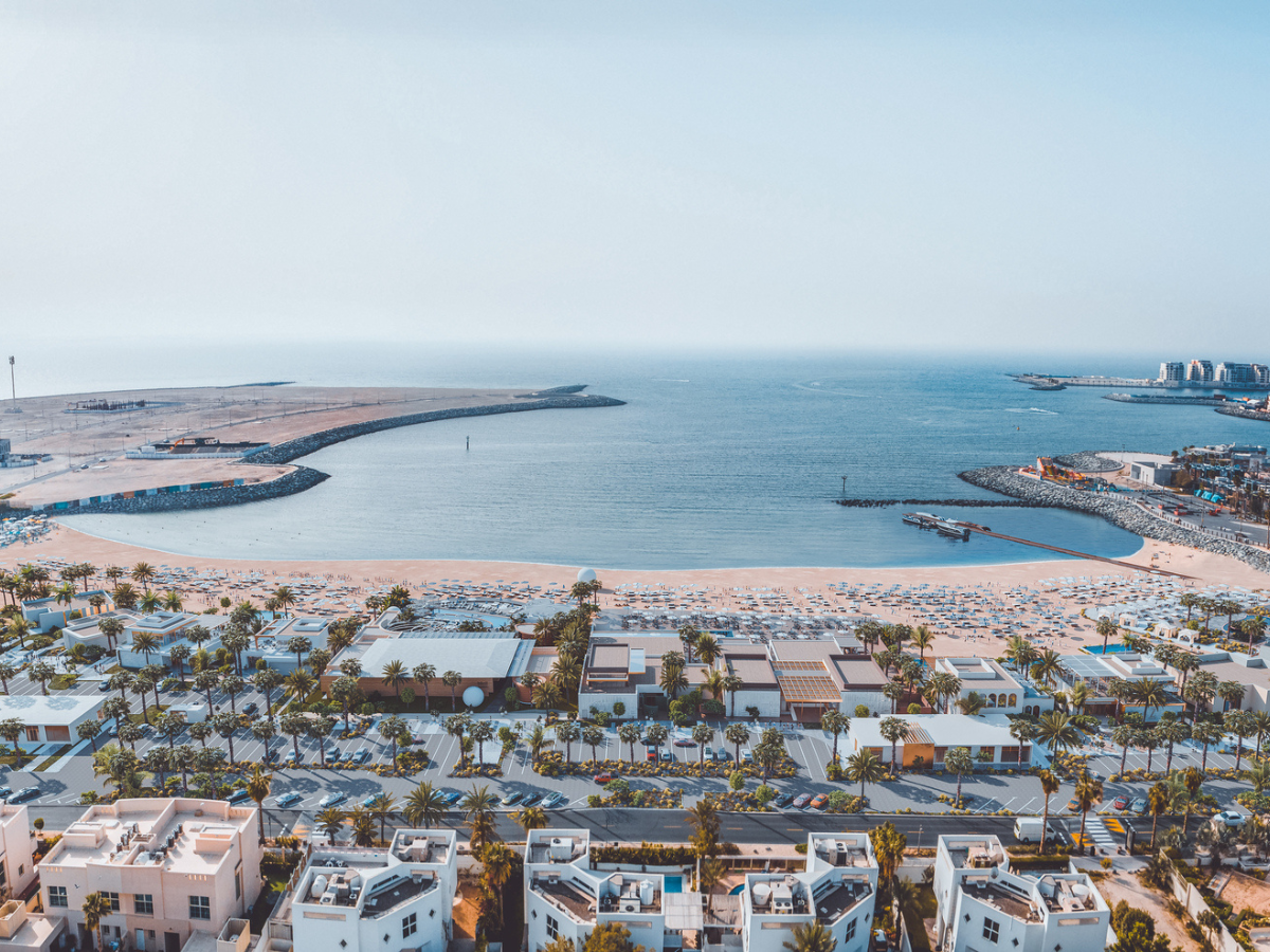 جانب من واجهة دبي البحرية