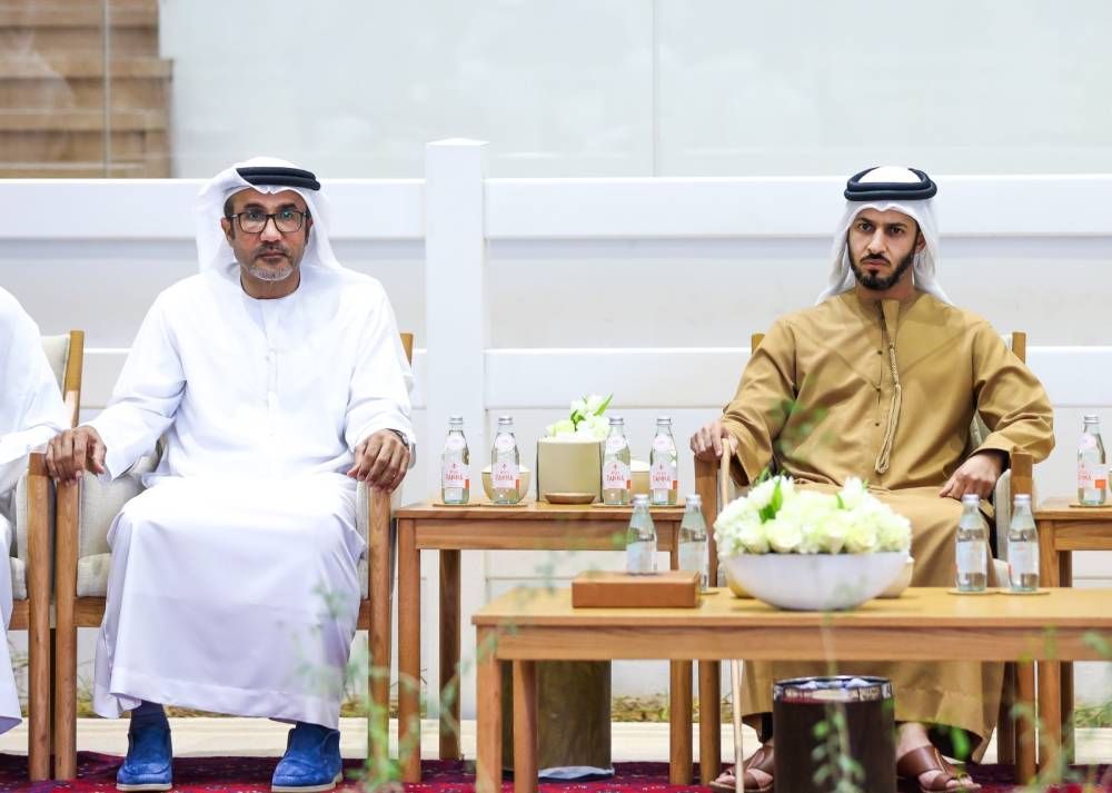 زايد بن حمد والهاجري خلال حضور الختام