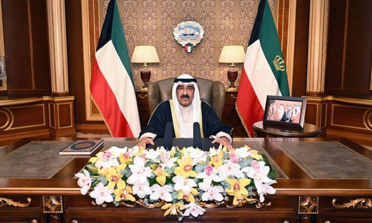 أمير الكويت: سنتصدى لكل من يحاول العبث بأمن الوطن