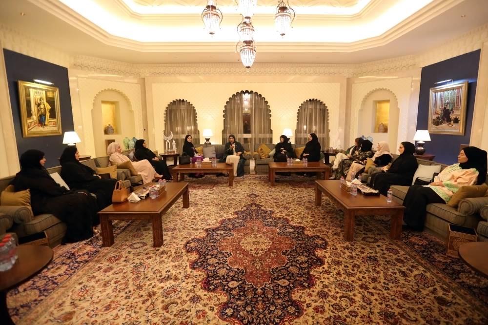 مجلس رمضاني في منزل المرحوم محمد سعيد الملا ند الشبا الثانية  تصوير يوسف الامير