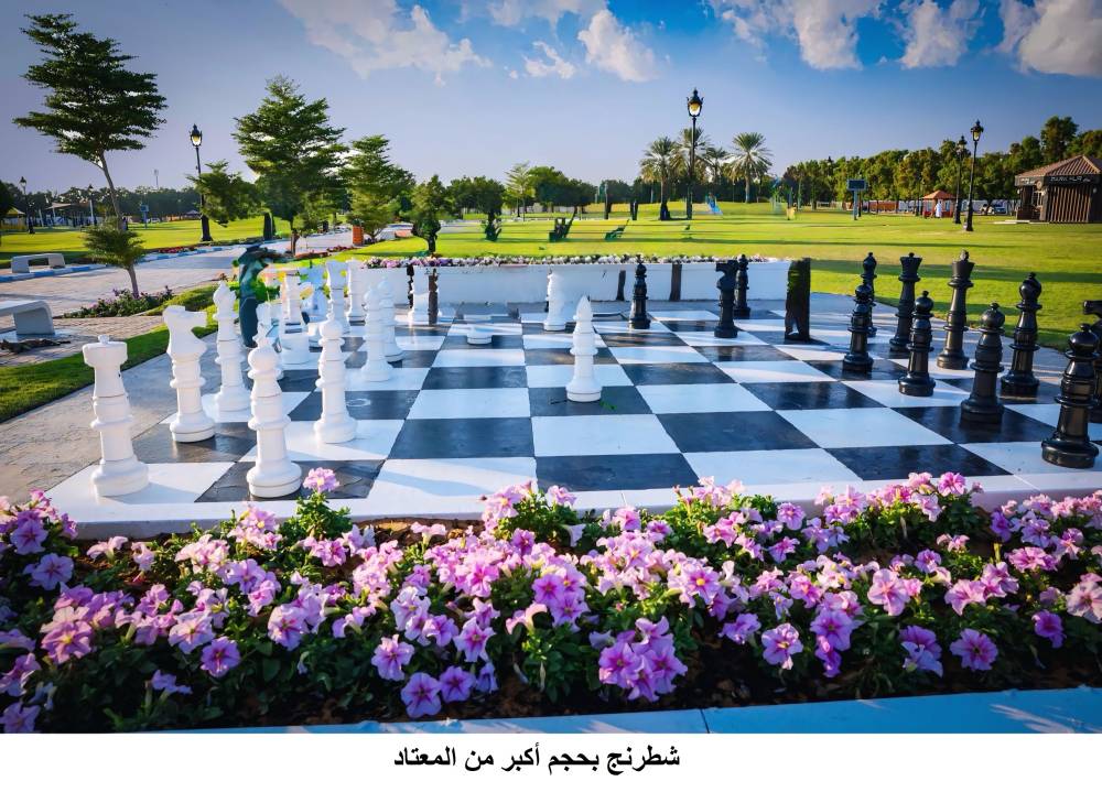 شطرنج بحجم أكبر من المعتاد