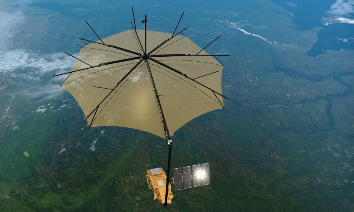 المسبار أثناء التجربة