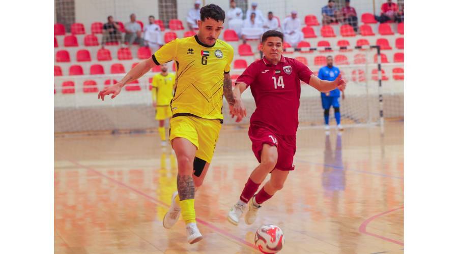 من مباراة كلباء والحمرية