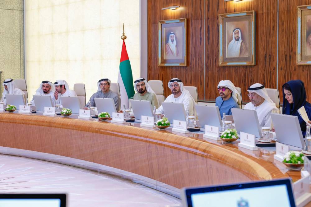 برئاسة محمد بن راشد.. مجلس الوزراء يعتمد إنشاء مكتب للذكاء التشريعي