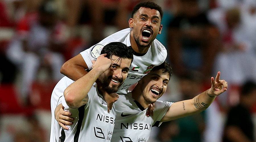 مباراة شباب الأهلي وخورفكان - دوري آدنوك تصوير يوسف الامير