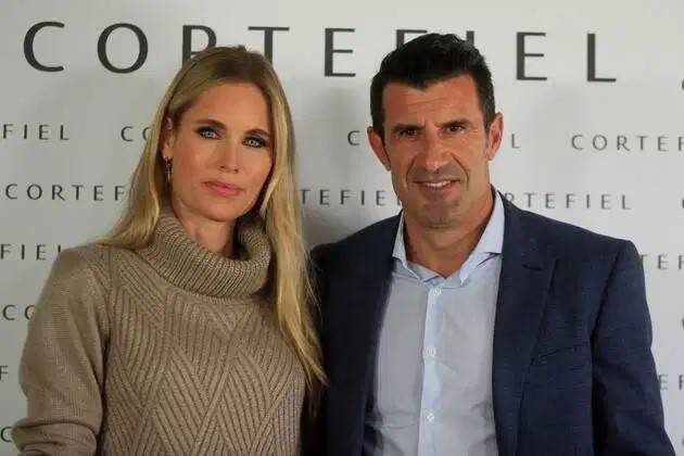 لويس فيغو وزوجته