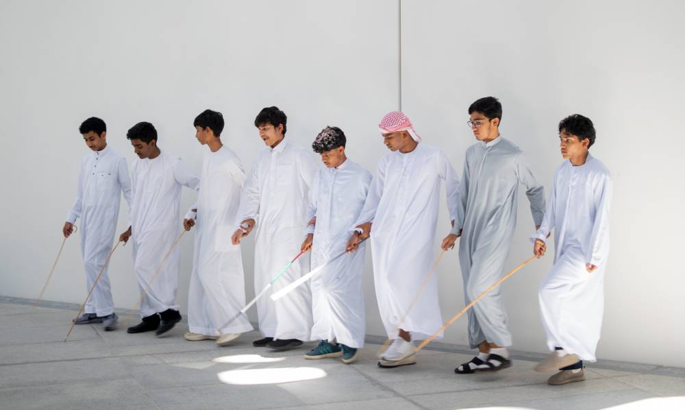 الطلبة في متحف اللوفر أبوظبي
