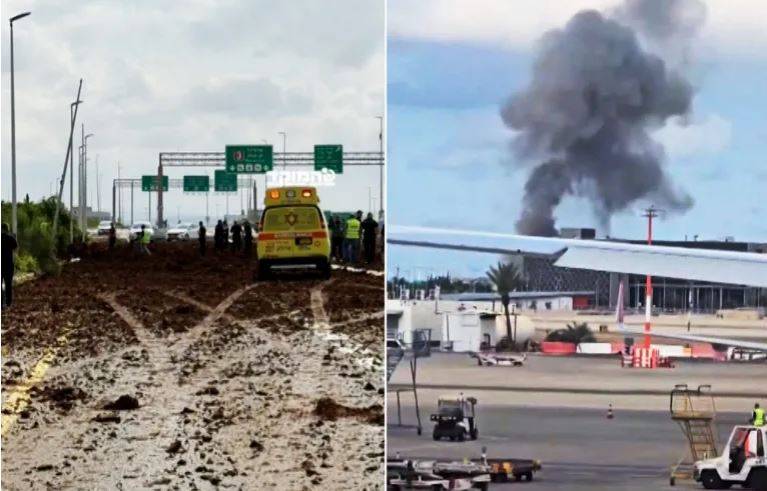 نتنياهو يتوعد الحوثيين بعد استهداف مطار بن غوريون