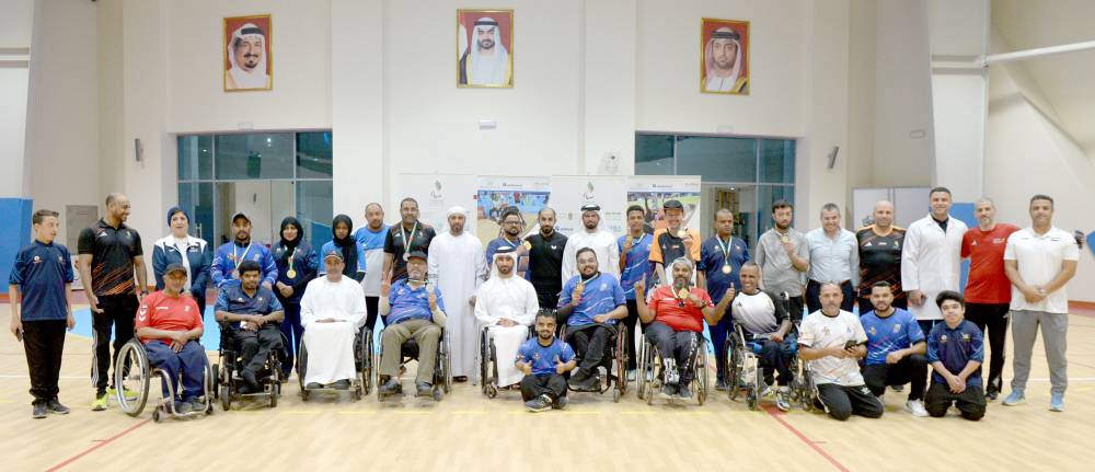 ختام بطولة الدولة لكرة الطاولة بنادي عجمان لذوي الإعاقة