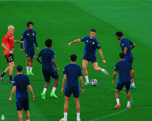  بيولي في تدريبات النصر