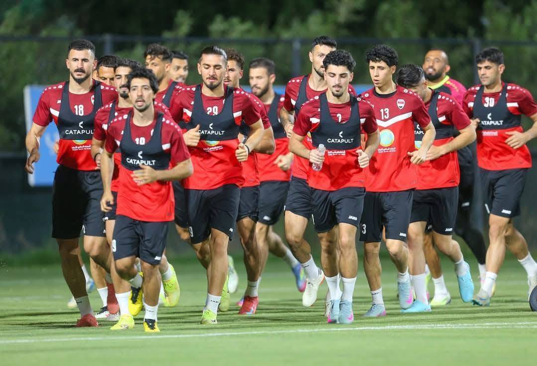 من تدريبات المنتخب العراقي