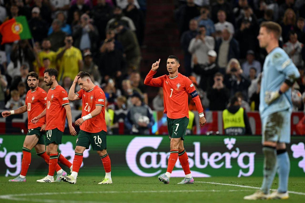 عمر الـ 40 مجرد رقم.. رونالدو يقود البرتغال لهزيمة ألمانيا والتأهل إلى نهائي دوري الأمم الأوروبية