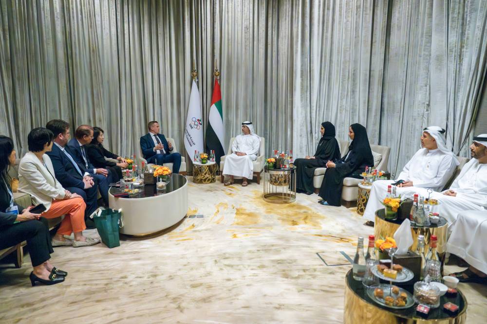 لقاء الوزير مع رئيس الو كالة الدولية لمكافحة الم نشطات 2 copy