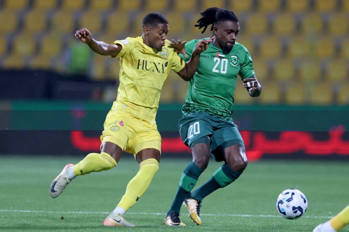 من مباراة الوثل والعروبة في الدوري