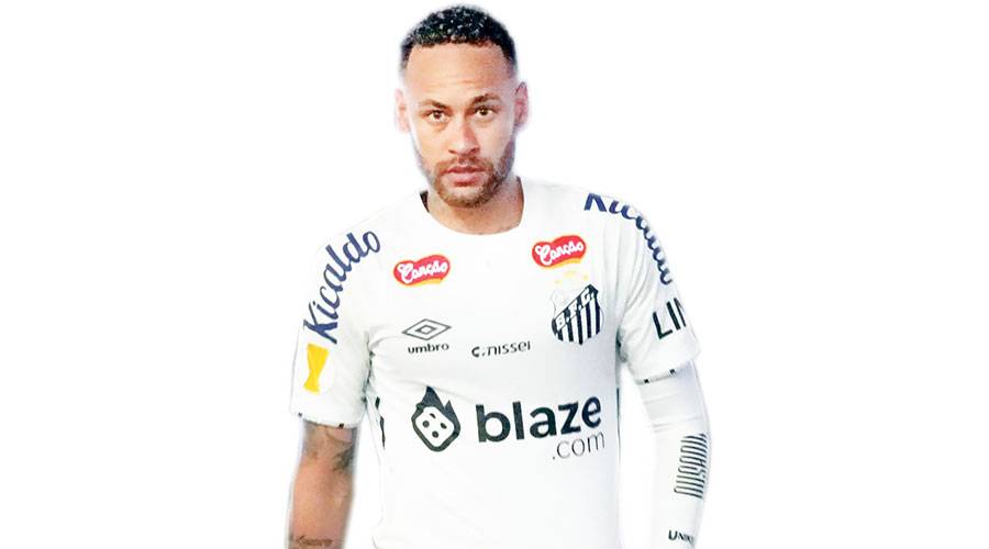 نيمار يجدد عقده مع سانتوس حتى نهاية العام