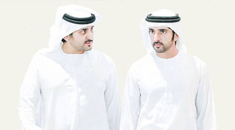 حمدان بن محمد يهنئ مكتوم بن محمد بمولد ابنته مريم