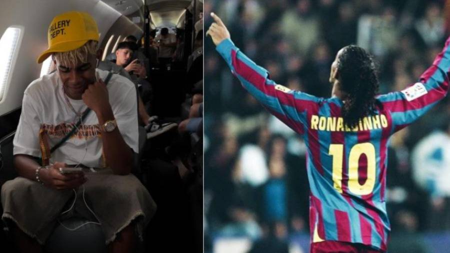 الصورة المزدوجة التي نشرها لامين جمال