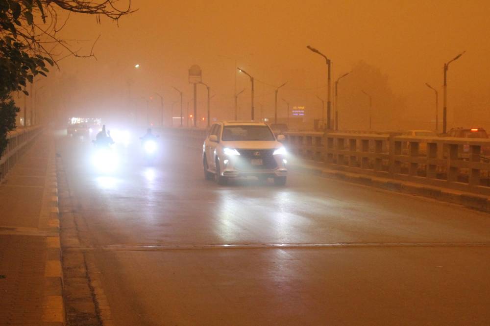 109 حالات اختناق إثر عاصفة ترابية شمال العراق