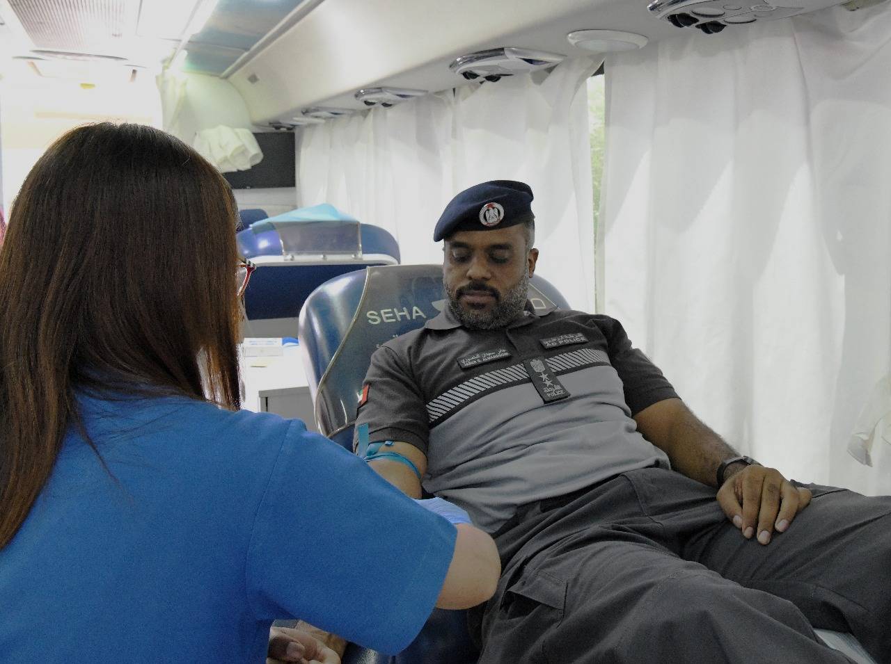 مبادرات للتبرع بالدم في شرطة أبوظبي