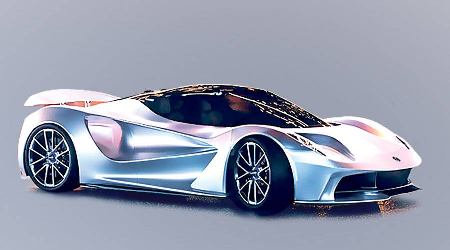 إحدى السيارات الرياضية الفارهة بدبي