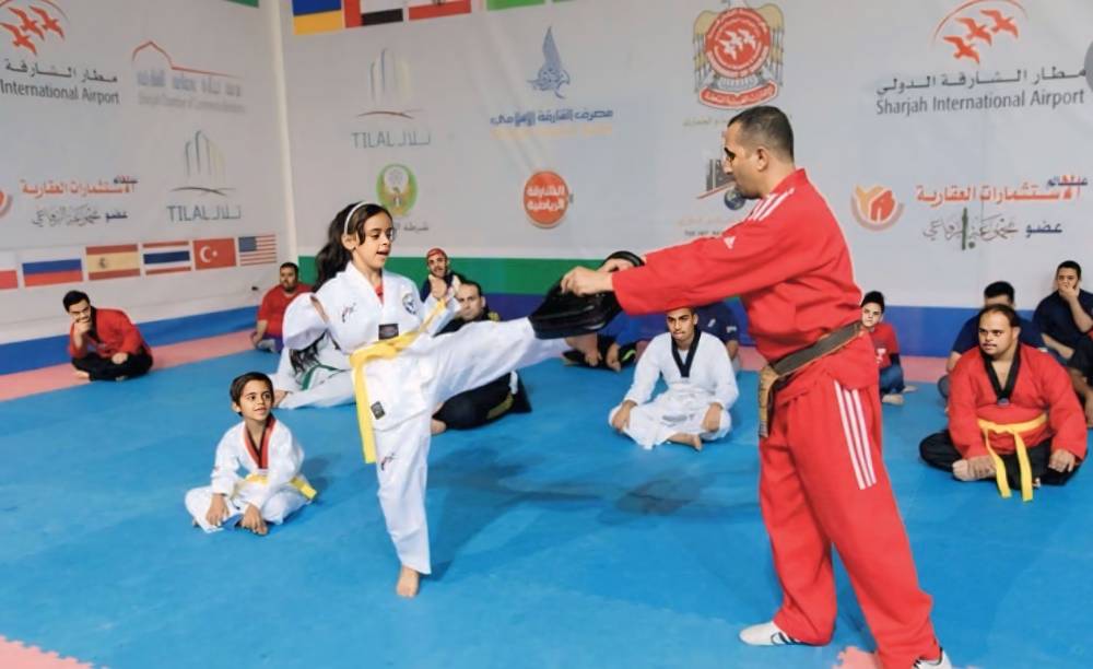 عبد القدوس محمد خلال أحد التدريبات
