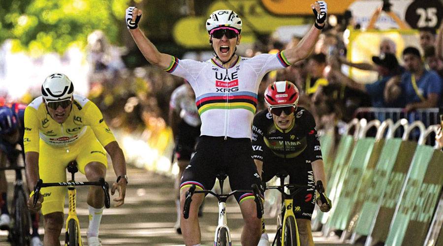 الصدارة والقميص الأصفر لفريق الإمارات.. بوغاتشار يعزز حظوظه بلقب رابع تاريخي في طواف فرنسا