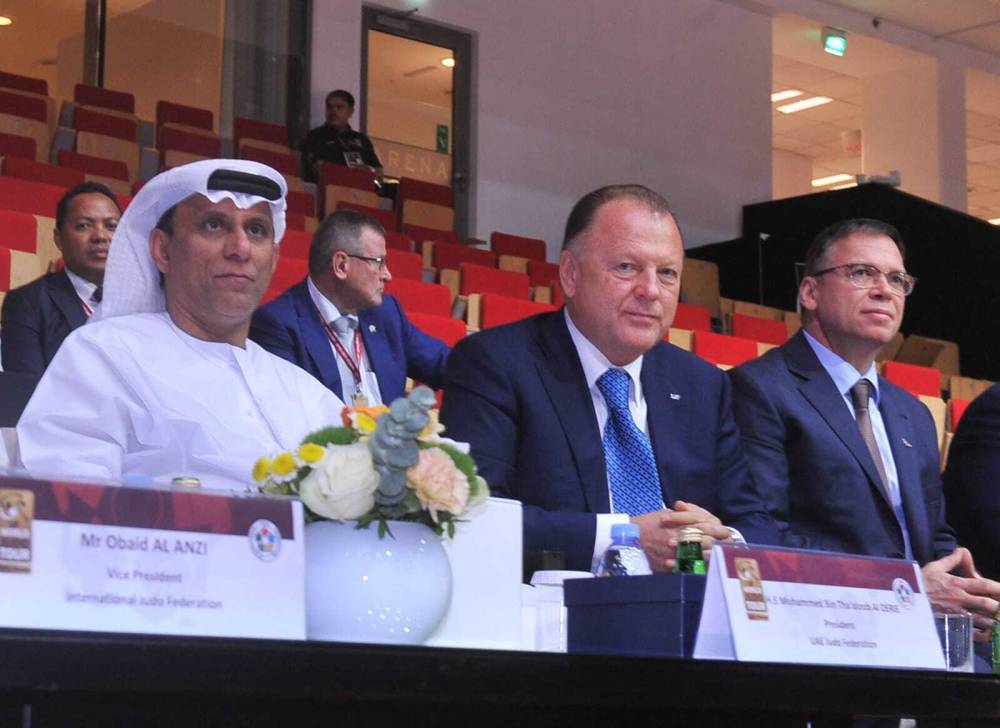 محمد بن ثعلوب خلال حضور سابق لبطولة أبوظبي