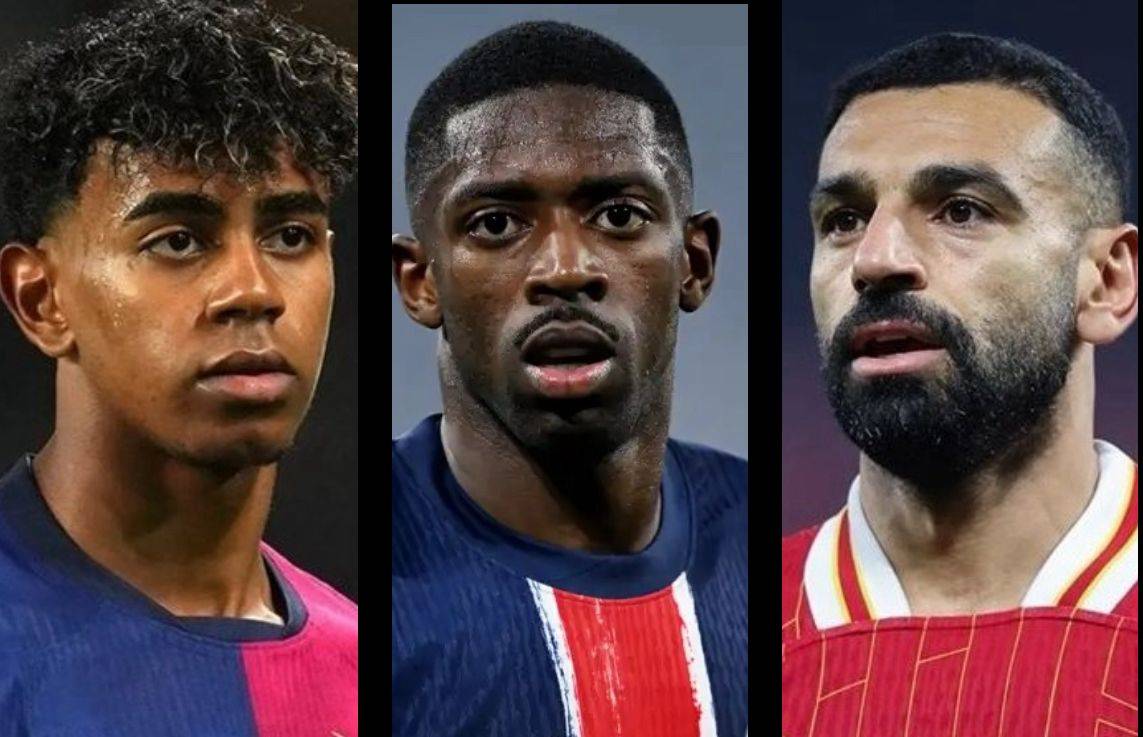 محمد صلاح يطارد يامال وديمبيلي في ترتيب أفضل لاعبي 2025