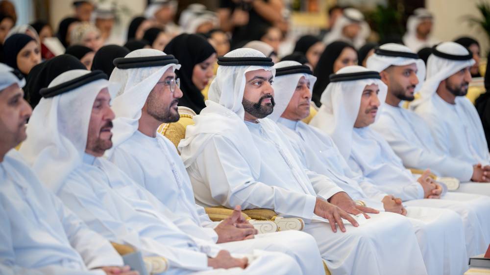 محمد الشرقي والحضور خلال المحاضرة