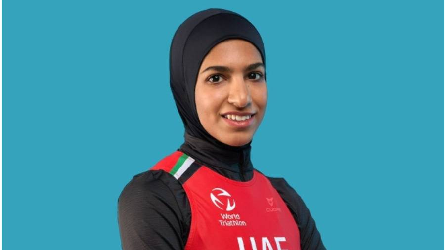 مريم الشامسي أول إماراتية تشارك في الألعاب العالمية للترايثلون