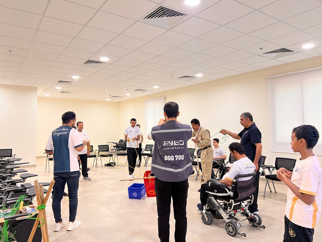 منتسبو «صيفي الذيد» يشاركون في «بناء الفريق»