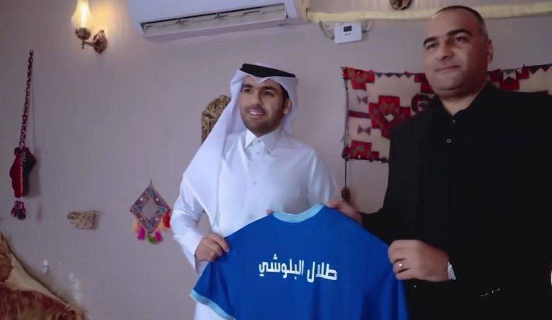 طلال البلوشي بمقر الطلبة