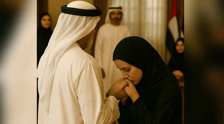 شرطة الشارقة تنجح في لمّ شمل فتاة بوالدها بعد فراق 35 عاماً