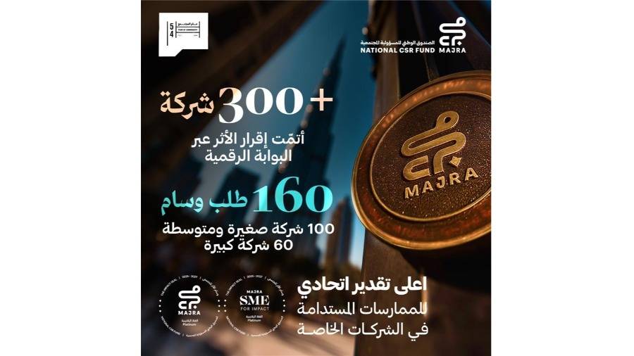 «مجرى» يستكمل 300 إقرار مؤسسي للاستدامة والمسؤولية المجتمعية