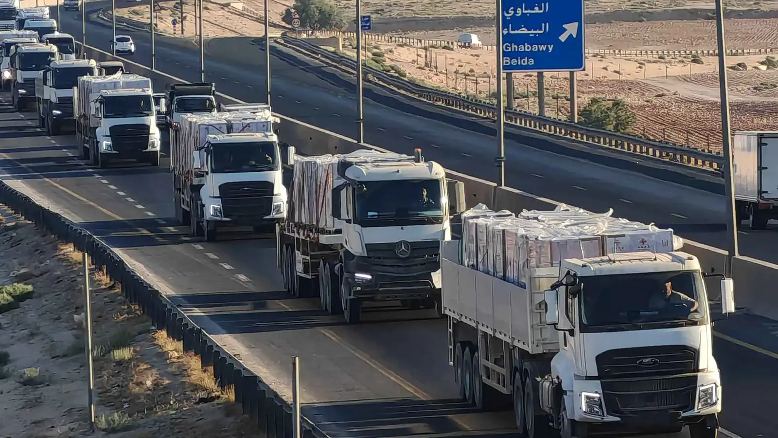 الأردن: مستوطنون هاجموا قافلة مساعدات متجهة إلى غزة