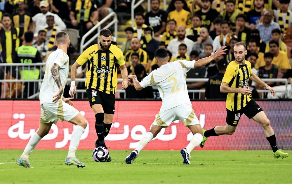 من مباراة سابقة للنصر والاتحاد
