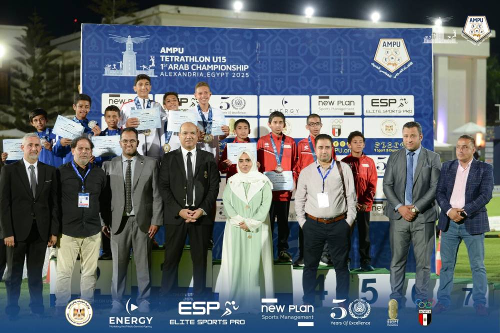 5 برونزيات حصاد أبطال نادي مليحة  للخماسي الحديث في الإسكندرية