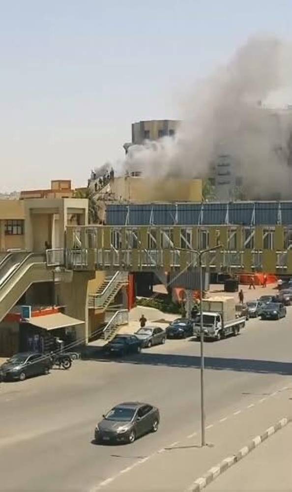 خلال نشوب الحريق
