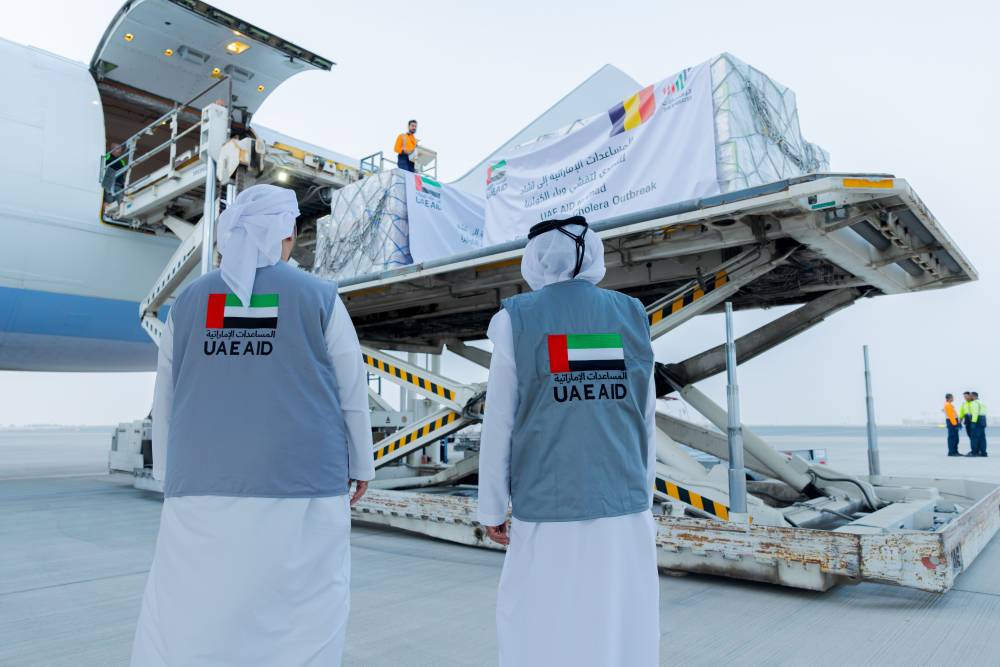 الإمارات ترسل 30 طن مواد طبية وأدوية عاجلة إلى تشاد للتصدي لتفشي الكوليرا (فيديو)
