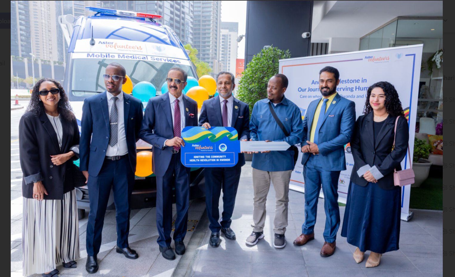 «متطوعو أستر» تطلق وحدتين طبيتين متنقلتين لفقراء رواندا وأوغندا