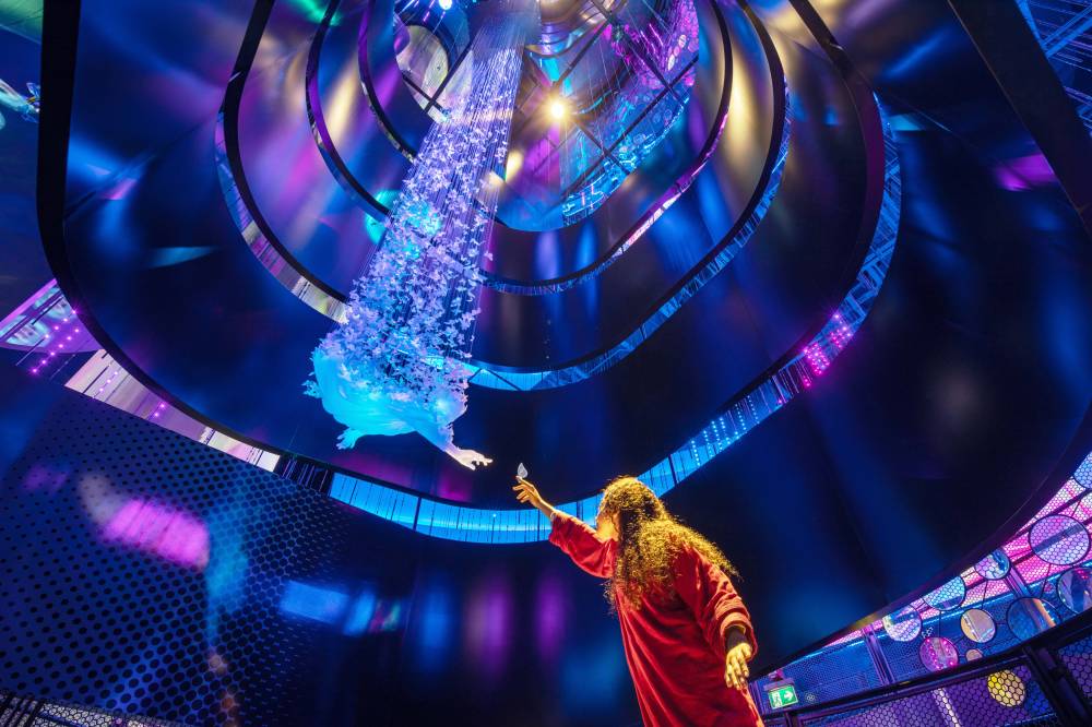 DUBAI، 19 November 2020. Interior view of Alif - The Mobility Pavilion، Expo 2020 Dubai. (Photo by Dany Eid/Expo 2020 Dubai)