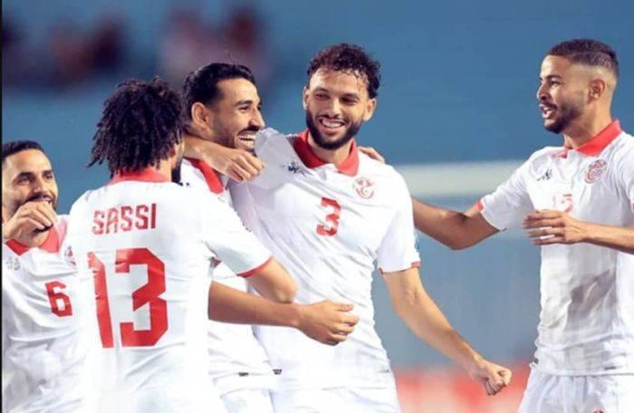 فرحة لاعبي تونس