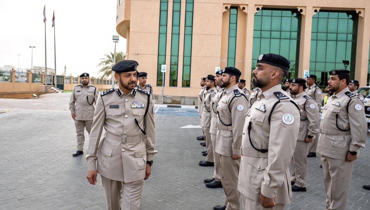 العاجل يتفقد مركز شرطة كلباء الشامل