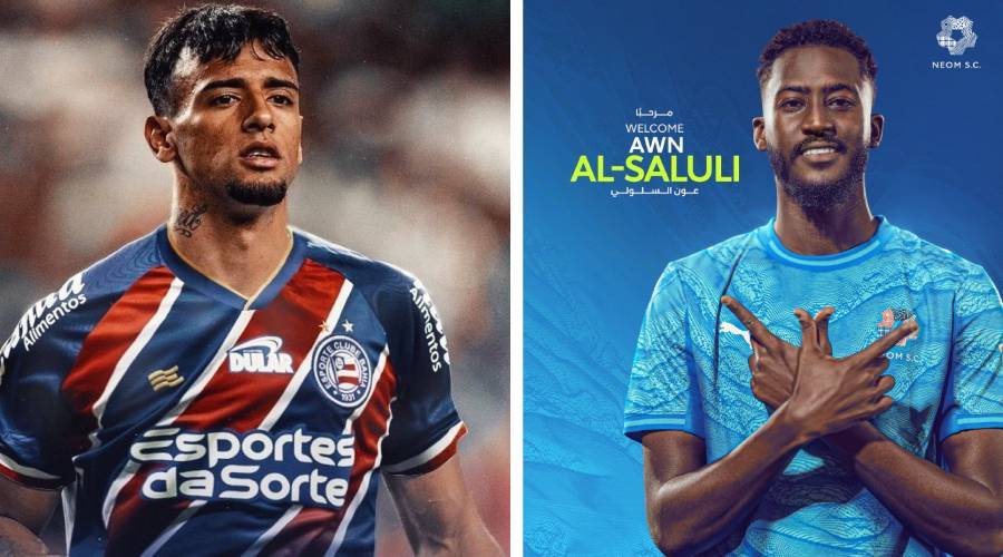 نيوم السعودي يخطف هداف باهيا البرازيلي وحارس ألميريا