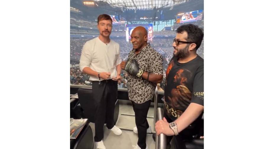 تايسون يسدد لكمة لليوتيوبر مستر بيست